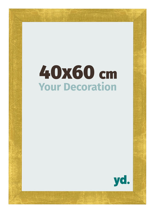 Photo Frame 40x60cm Gold Vintage MDF Pisa Front Size | Yourdecoration.co.uk