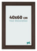 Photo Frame 40x60cm Oak Dark MDF Lazio Front Size | Yourdecoration.co.uk