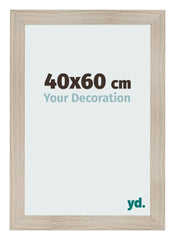 Photo Frame 40x60cm Oak Rustic MDF Pisa Front Size | Yourdecoration.co.uk