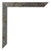 Photo Frame 40x60cm Oxidized Metal MDF Bologna Detail Corner | Yourdecoration.co.uk