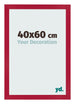 Photo Frame 40x60cm Red MDF Bologna Front Size | Yourdecoration.co.uk