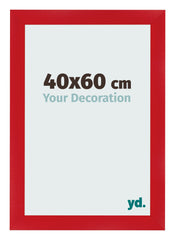 Photo Frame 40x60cm Red MDF Pisa Front Size | Yourdecoration.co.uk