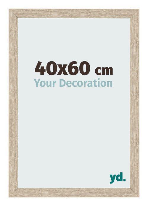 Photo Frame 40x60cm Sonoma Oak MDF Bologna Front Size | Yourdecoration.co.uk