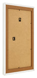 Photo Frame 40x60cm White Swept MDF Lazio Back Oblique | Yourdecoration.co.uk