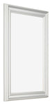 Photo Frame 40x60cm White Swept MDF Lazio Front Oblique | Yourdecoration.co.uk