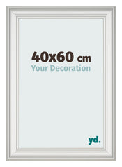 Photo Frame 40x60cm White Swept MDF Lazio Front Size | Yourdecoration.co.uk