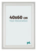 Photo Frame 40x60cm White Swept MDF Lazio Front Size | Yourdecoration.co.uk