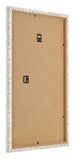 Photo Frame 40x60cm White Vintage MDF Bologna Back Oblique | Yourdecoration.co.uk