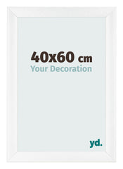 Photo Frame 40x60cm White Vintage MDF Pisa Front Size | Yourdecoration.co.uk