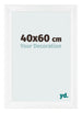 Photo Frame 40x60cm White Vintage MDF Pisa Front Size | Yourdecoration.co.uk