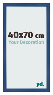 Photo Frame 40x70 cm Dark Blue MDF Bologna Front Size | Yourdecoration.co.uk