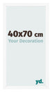 Photo Frame 40x70 cm White Matte MDF Bologna Front Size | Yourdecoration.co.uk