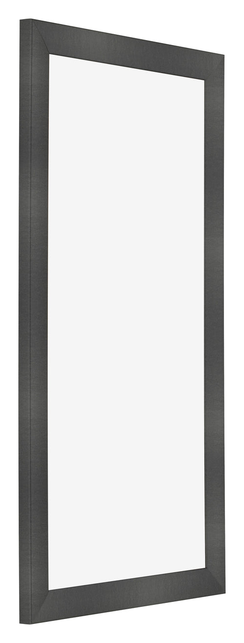 Photo Frame 40x70cm Black Silver Polished MDF Pisa Front Oblique | Yourdecoration.co.uk