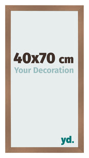 Photo Frame 40x70cm Copper Design MDF Bologna Front Size | Yourdecoration.co.uk