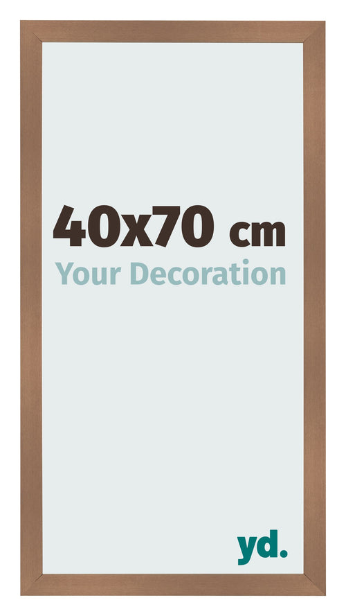 Photo Frame 40x70cm Copper Design MDF Bologna Front Size | Yourdecoration.co.uk
