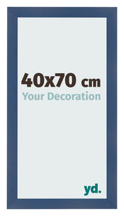 Photo Frame 40x70cm Dark Blue Swept MDF Pisa Front Size | Yourdecoration.co.uk