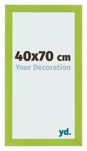 Photo Frame 40x70cm Green MDF Pisa Front Size | Yourdecoration.co.uk