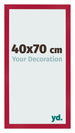 Photo Frame 40x70cm Red MDF Bologna Front Size | Yourdecoration.co.uk