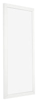 Photo Frame 40x70cm White High Gloss MDF Bologna Front Oblique | Yourdecoration.co.uk