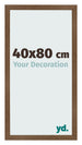 Photo Frame 40x80 cm Oak Rustic MDF Bologna Front Size | Yourdecoration.co.uk