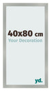 Photo Frame 40x80cm Aluminum Brushed MDF Bologna Front Size | Yourdecoration.co.uk