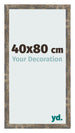 Photo Frame 40x80cm Blue Gold Melange MDF Bologna Front Size | Yourdecoration.co.uk