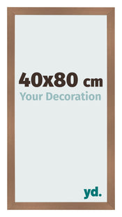 Photo Frame 40x80cm Copper Design MDF Bologna Front Size | Yourdecoration.co.uk