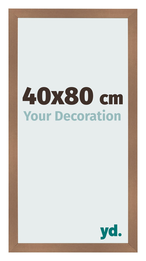 Photo Frame 40x80cm Copper Design MDF Bologna Front Size | Yourdecoration.co.uk