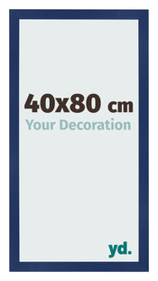 Photo Frame 40x80cm Dark Blue Swept MDF Bologna Front Size | Yourdecoration.co.uk