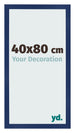 Photo Frame 40x80cm Dark Blue Swept MDF Bologna Front Size | Yourdecoration.co.uk