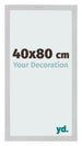 Photo Frame 40x80cm Stainless Steel MDF Bologna Front Size | Yourdecoration.co.uk