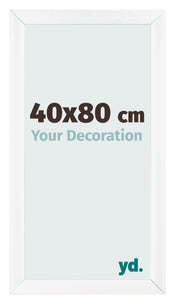 Photo Frame 40x80cm White Vintage MDF Pisa Front Size | Yourdecoration.co.uk