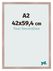 Photo Frame 42x59 4 cm A2 Dusty Pink MDF Bologna Front Size | Yourdecoration.co.uk