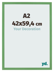 Photo Frame 42x59 4 cm A2 Green MDF Bologna Front Size | Yourdecoration.co.uk