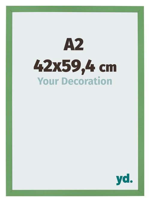 Photo Frame 42x59 4 cm A2 Green MDF Bologna Front Size | Yourdecoration.co.uk
