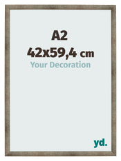 Photo Frame 42x59 4 cm A2 Metal Vintage MDF Bologna Front Size | Yourdecoration.co.uk