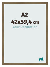Photo Frame 42x59 4cm A2 Bronze Design MDF Bologna Front Size | Yourdecoration.co.uk