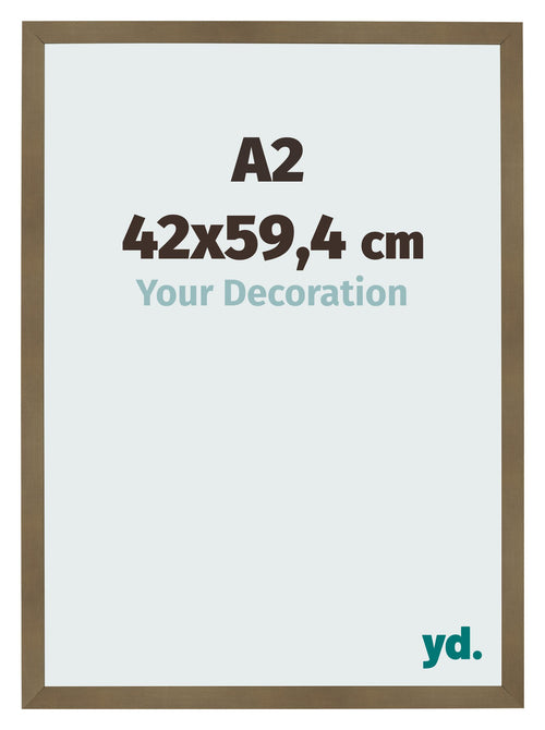 Photo Frame 42x59 4cm A2 Bronze Design MDF Bologna Front Size | Yourdecoration.co.uk