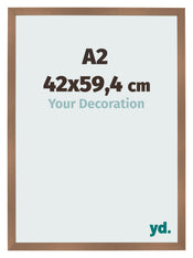 Photo Frame 42x59 4cm A2 Copper Design MDF Bologna Front Size | Yourdecoration.co.uk