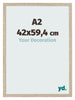 Photo Frame 42x59 4cm A2 Sonoma Oak MDF Bologna Front Size | Yourdecoration.co.uk