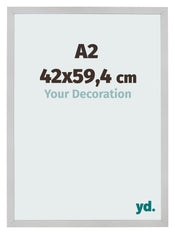 Photo Frame 42x59 4cm A2 Stainless Steel MDF Bologna Front Size | Yourdecoration.co.uk
