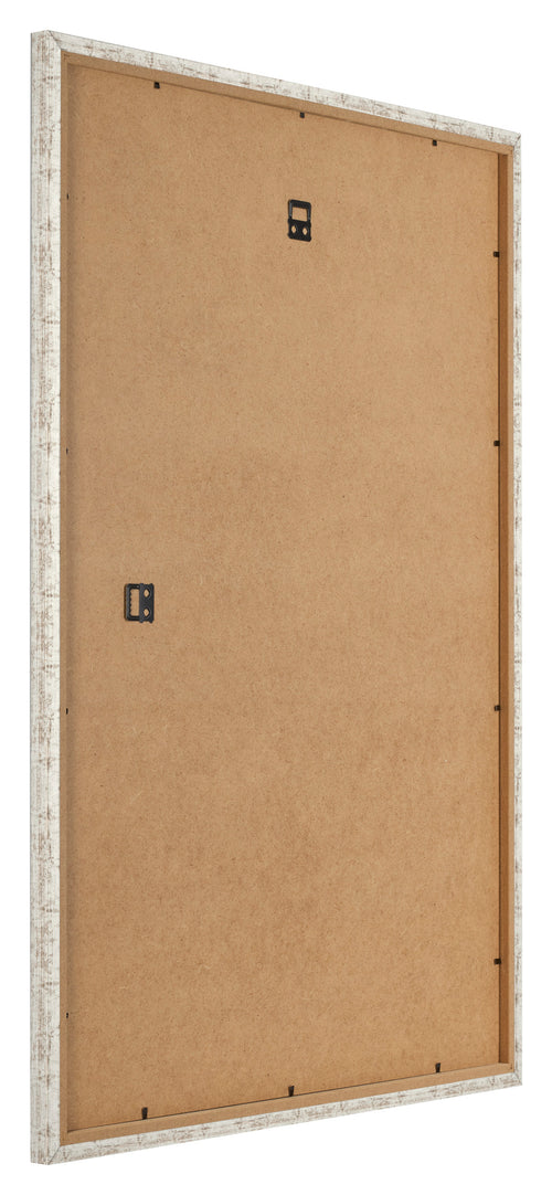 Photo Frame 42x59 4cm A2 White Vintage MDF Bologna Back Oblique | Yourdecoration.co.uk