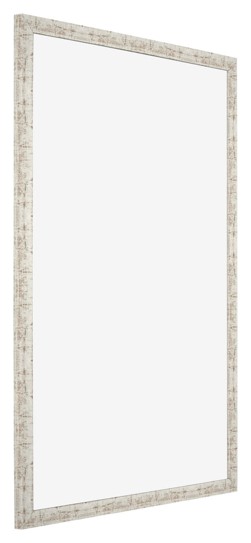 Photo Frame 42x59 4cm A2 White Vintage MDF Bologna Front Oblique | Yourdecoration.co.uk