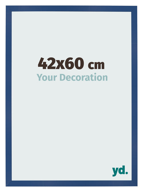 Photo Frame 42x60 cm Dark Blue MDF Bologna Front Size | Yourdecoration.co.uk