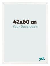 Photo Frame 42x60 cm White High Gloss MDF Bologna Front Size | Yourdecoration.co.uk