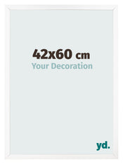 Photo Frame 42x60 cm White Matte MDF Bologna Front Size | Yourdecoration.co.uk