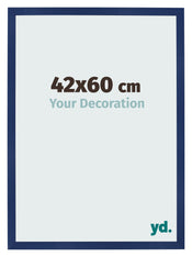 Photo Frame 42x60cm Dark Blue Swept MDF Bologna Front Size | Yourdecoration.co.uk