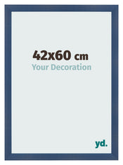 Photo Frame 42x60cm Dark Blue Swept MDF Pisa Front Size | Yourdecoration.co.uk