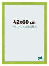 Photo Frame 42x60cm Green MDF Pisa Front Size | Yourdecoration.co.uk