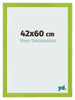 Photo Frame 42x60cm Green MDF Pisa Front Size | Yourdecoration.co.uk